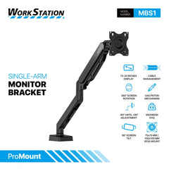 FANTECH Workstation MBS1 Monitor Stand