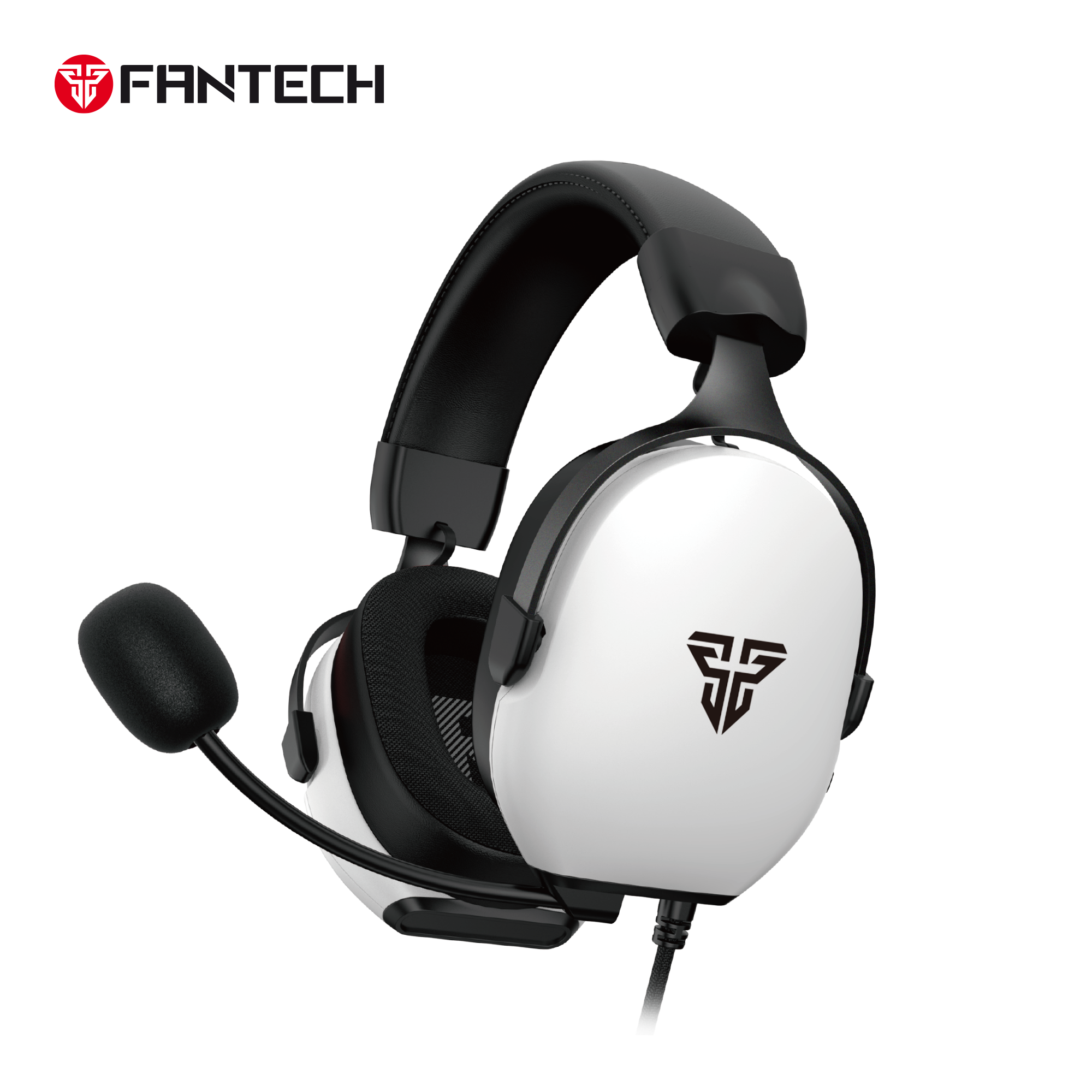 FANTECH HG30 CARBON 7.1 Surround Sound Gaming Headset - White