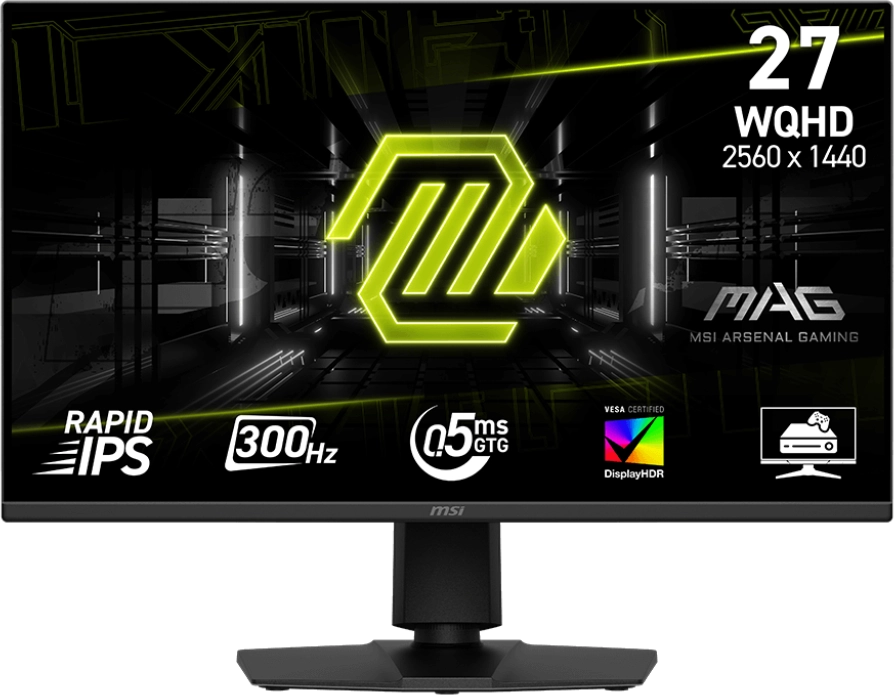 MSI MAG 275QPF X30 27-inch WQHD Rapid IPS 300H 2560 x 1440 (WQHD)  Rapid IPS  Flat , 0.5ms , Adaptive-Sync , DisplayHDR 400