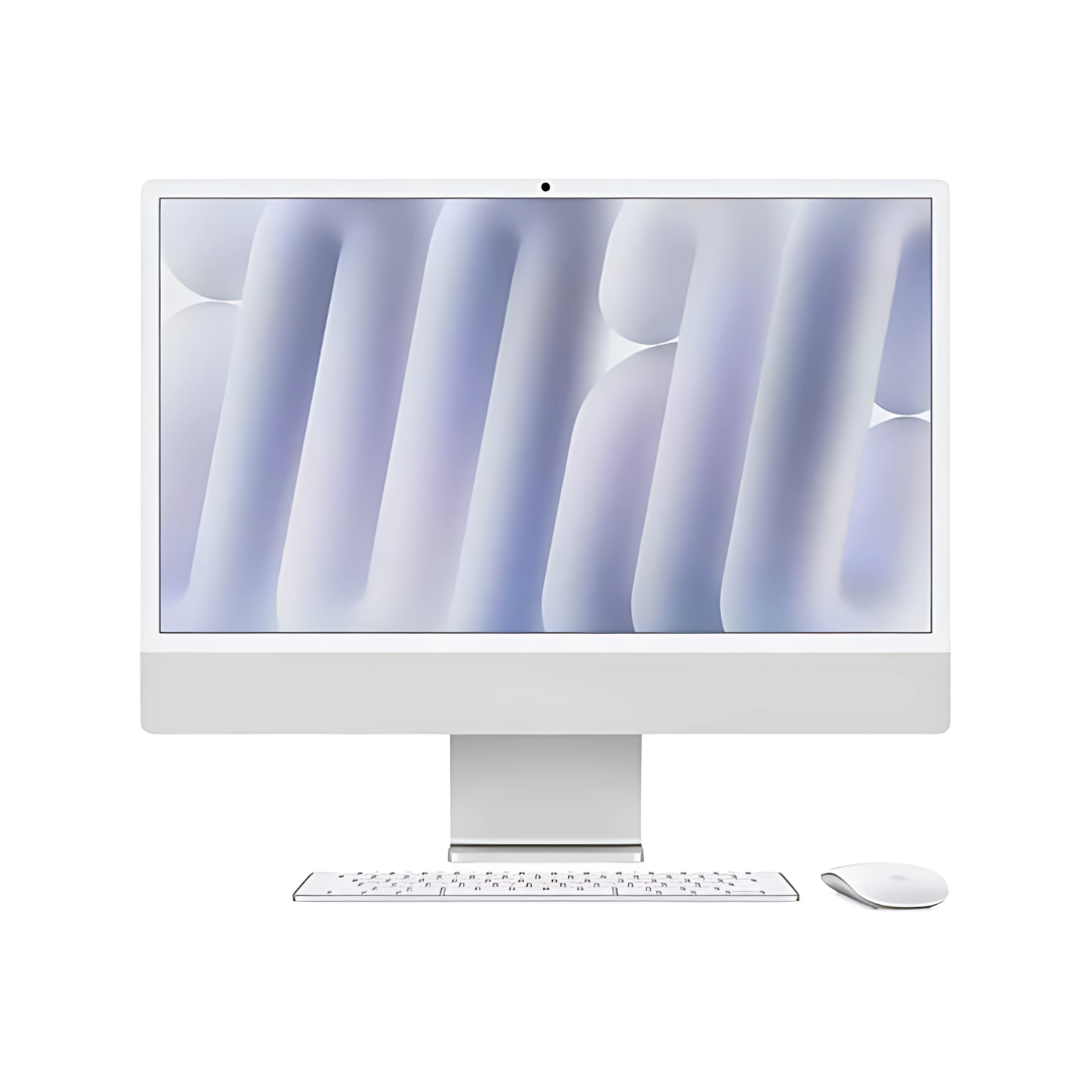 Apple iMac 24-inch MWUC3 M4 with 8-Core CPU 16GB RAM 256GB SSD, 8-core GPU Silver