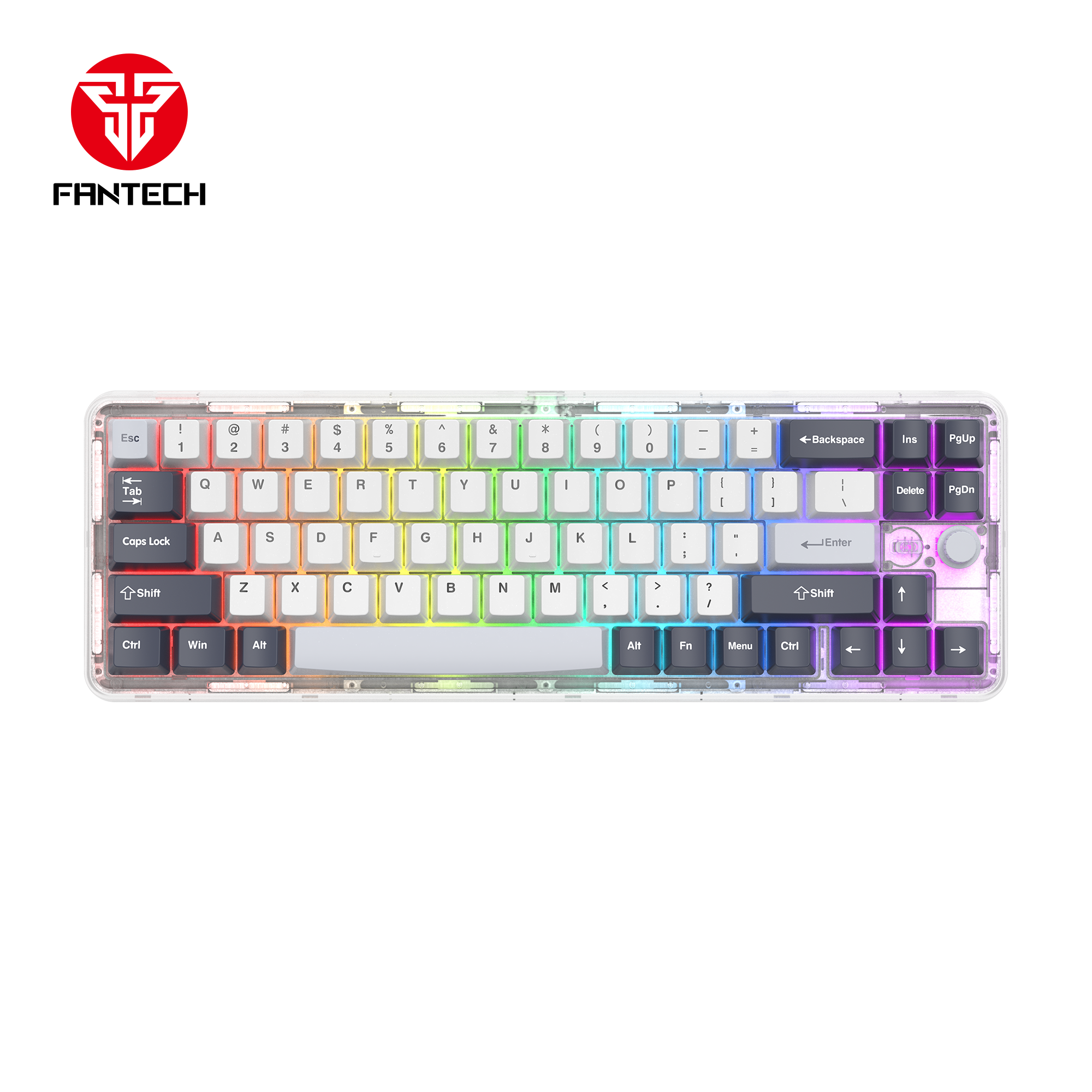 FANTECH MAXFIT70 MK911 WIRELESS 65% MECHANICAL GAMING KEYBOARD TRI-MODE CONNECTION - Double-Shot PBT - VIBRANT UTILITY