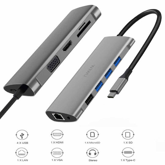 Wiwu usb c hub a10vhr