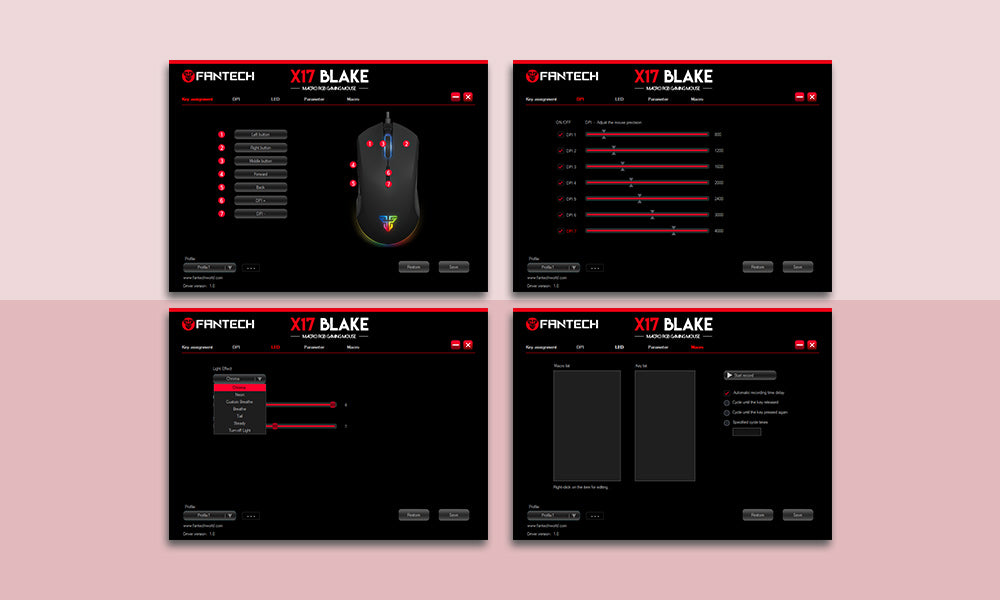 Fantech BLAKE X17 SAKURA EDITION