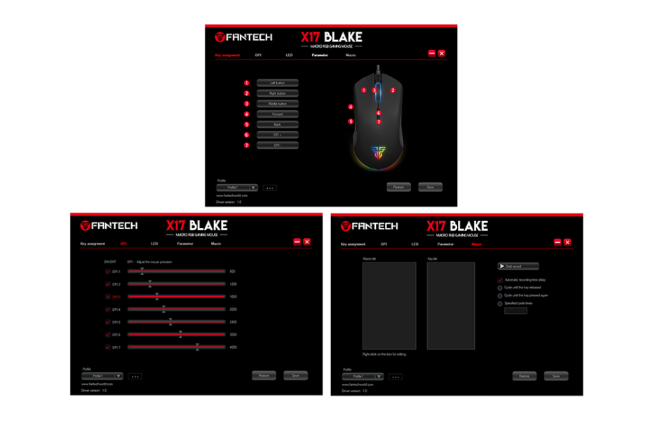 Fantech BLAKE X17 PRO