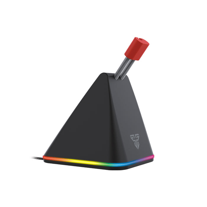 Fantech Prisma+ RGB mouse bungee with cable management.

